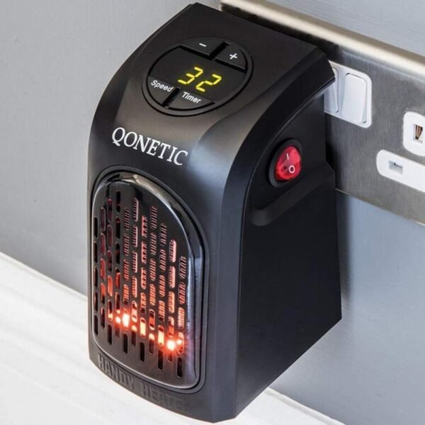 Electric Room Heater Portable Wall-Outlet 400 Watts