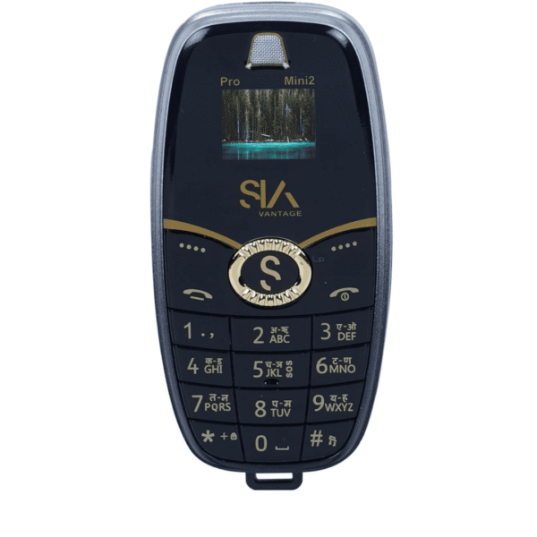SIA PRO Mini 2 Key Shape Dual Sim Keypad Mobile Phone with 0.66" Display