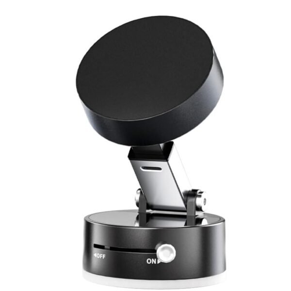 Vacuum Magnetic Suction Phone Holder, Adjustable and Foldable Car Mount