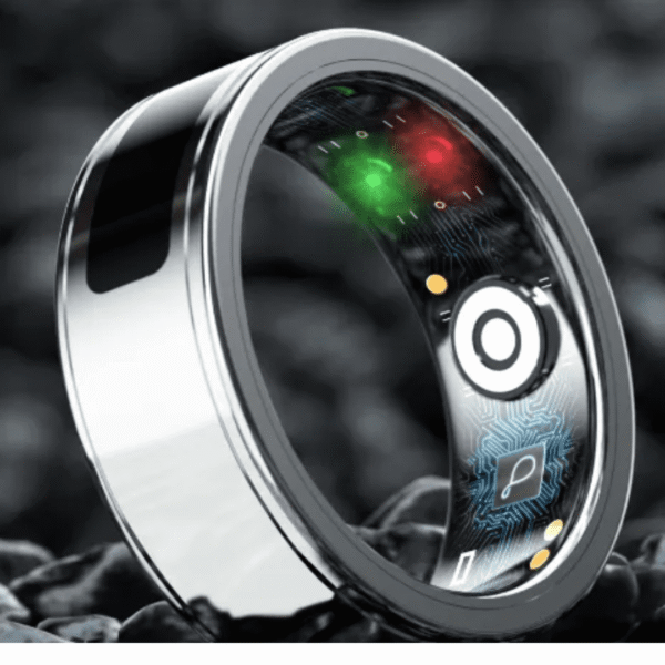 Smart Ring – Touch‑Control Health & Activity Tracker, IP68 Waterproof.