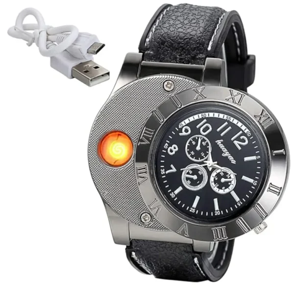 USB Rechargeable Cigarette Cigar Lighter Watch